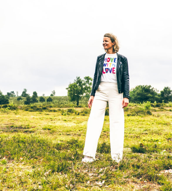 Marijke, coach die natuur en persoonlijke groei verbindt.